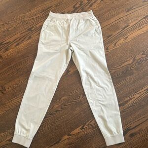 Cream Lulu Lemon joggers